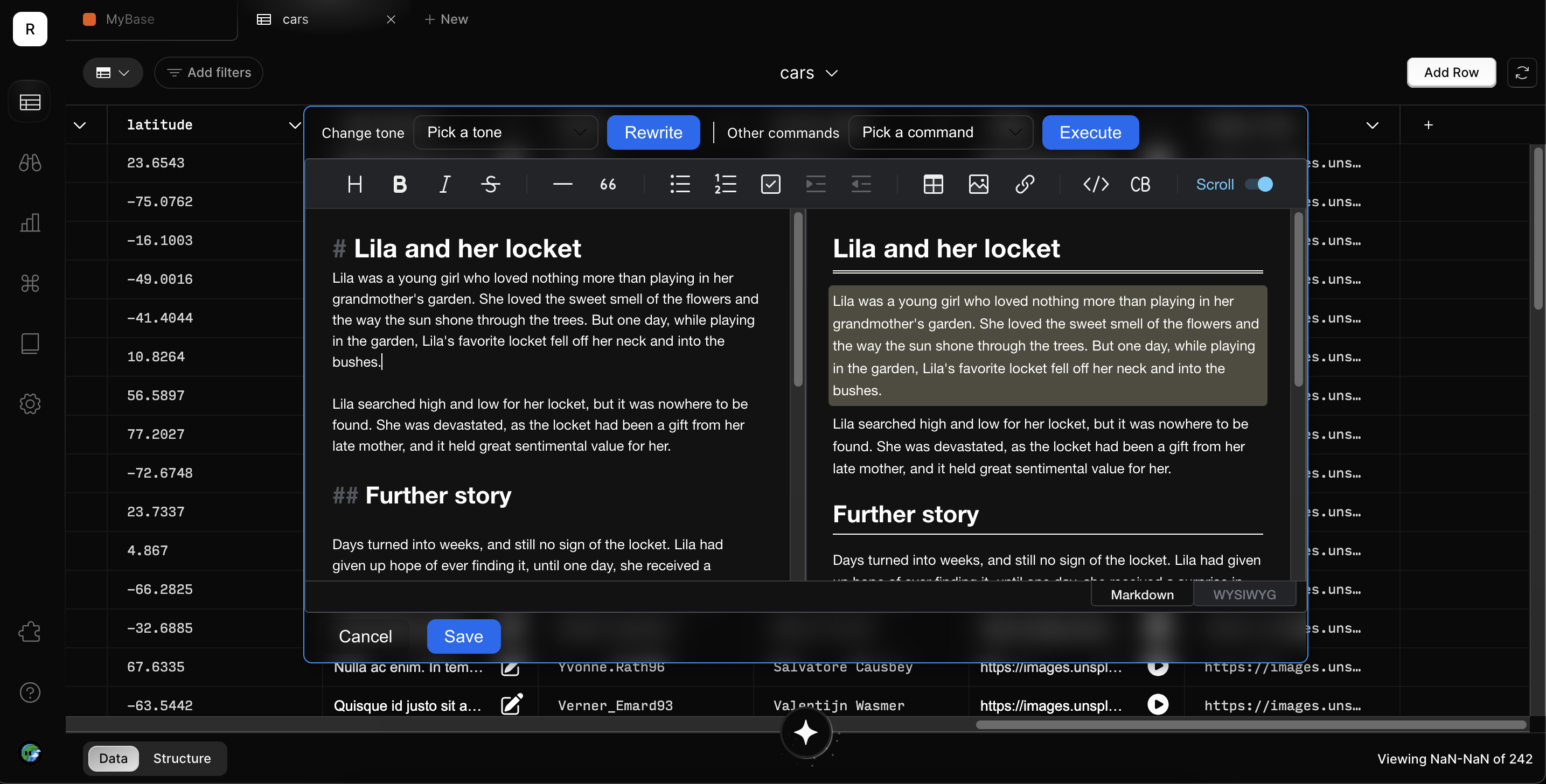 md-editor view